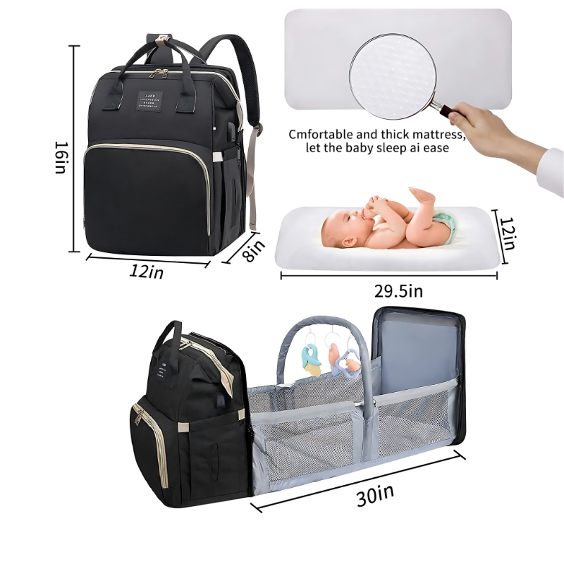 Bolso de Maternidad Transformable de Amplia Capacidad®