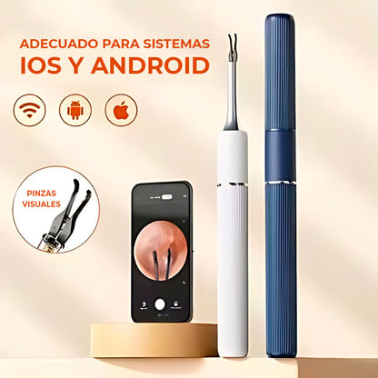 Kit Limpiador de Oídos con Cámara Inteligente para Smartphones